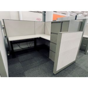 Pre-owned Steelcase Answer Workstation (6'D x 6'W x 54" H)