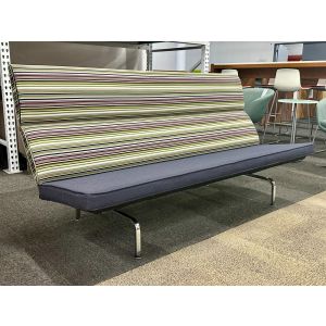 Herman Miller Eames Sofa Compact (Multi-Colored/Chrome)