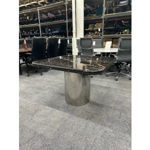 Squared Marble Conference Table - 42" x 42"