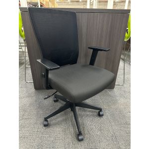 Basyx Black Mesh Task Chair (Charcoal/Black)