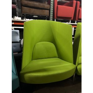 Teknion Fractal Lounge Chair (Green/Chrome)