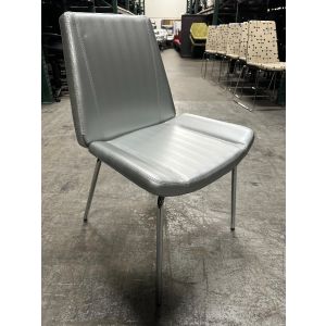 Keilhauer Cahoots Armless Side Chair (Silver/Chrome)