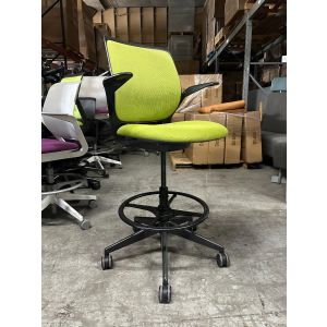 Steelcase Cobi Task Stool Chair (Wasabi/Black)