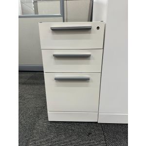 Allsteel Surface Supporting Box/Box/File Pedestal (White)