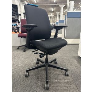 Renewed Steelcase Amia Task Chair, Black Frame