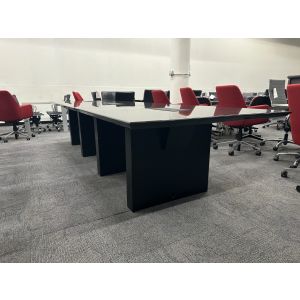 12' Black Granite Conference Table