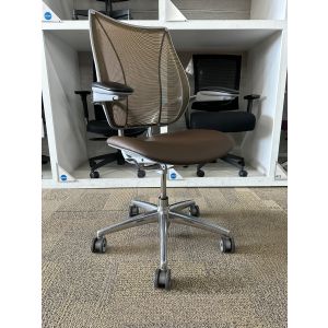 Renewed Humanscale Liberty Task Chair (Culp Java/Chrome)