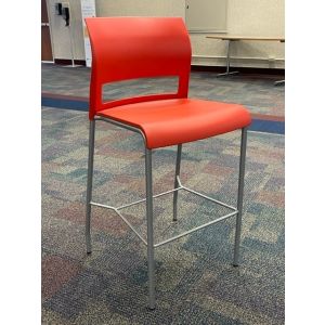 Steelcase Move Bar Height Stools (Red)