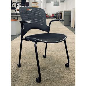 Herman Miller Caper Stacking Chair (Black)