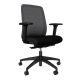 AIS Bolton Mid Back Black Task Chair