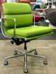 Herman Miller Eames Soft Pad, Management Height Chair (Neon/Chrome)