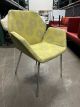 Keilhuaer Cahoots Side Chair w/ Arms (Green/Chrome)