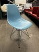 Herman Miller Eames Molded Plastic Side Chair (Pale Blue/Chrome)