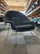 Knoll Womb Chair by Eero Saarinen (Blue/Chrome)