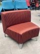 Steelcase Circa 1 Seat Lounge Chair (Red Striped)