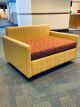 Steelcase Evaneau Lounge Chair (Yellow Stripe)