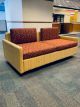 Steelcase Evaneau Love Seat (Yellow Stripe)