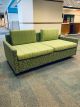 Steelcase Evaneau Love Seat (Green Pattern)