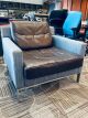 Steelcase Millbrae Contract Lounge Chair (Brown Leather)