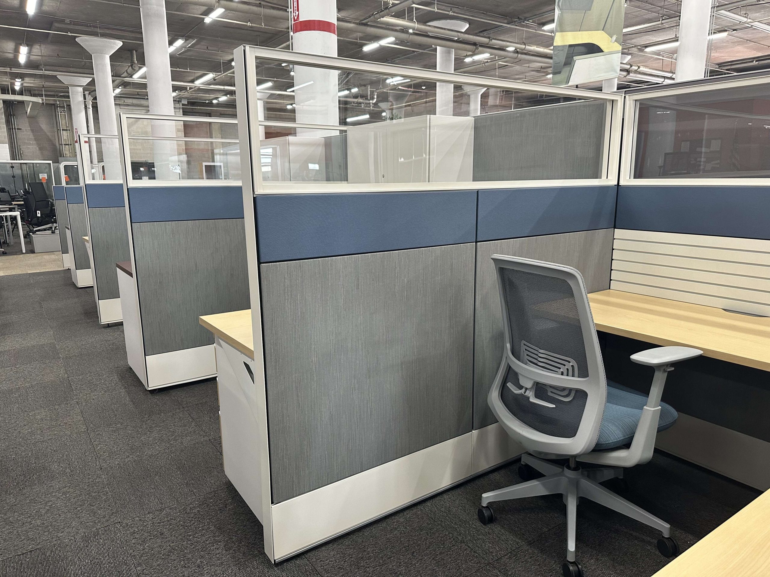 Haworth Compose workstation on display at Office Furniture Center's public showroom